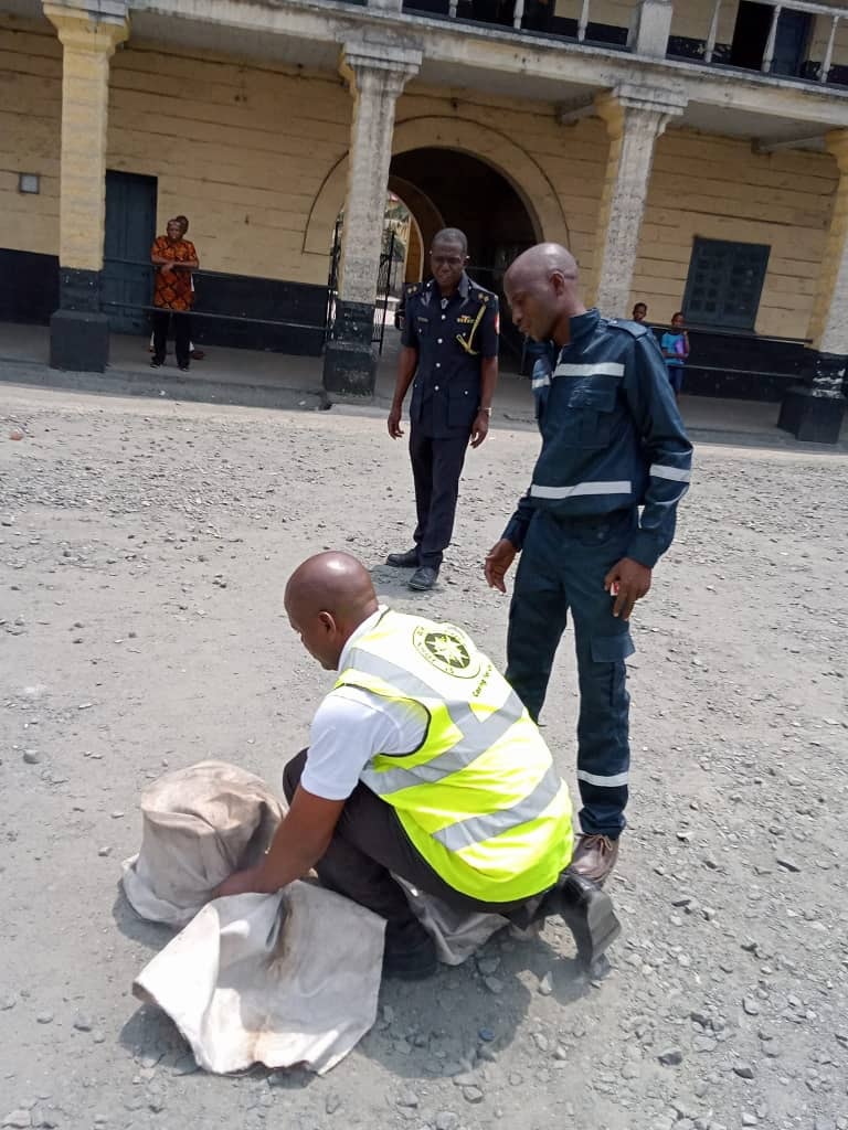 St John Ambulance team in action during emergency response